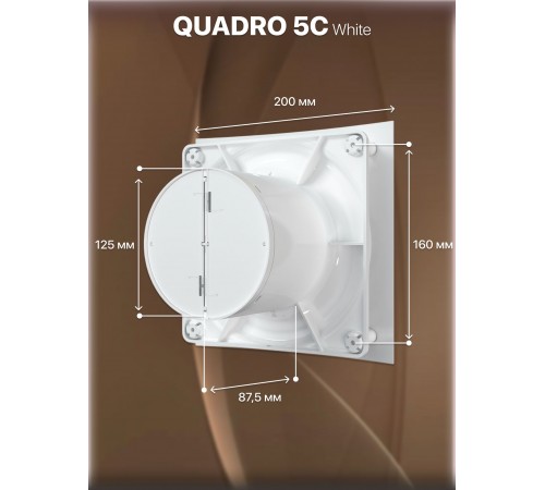 Вентилятор осевой вытяжной QUADRO 5C