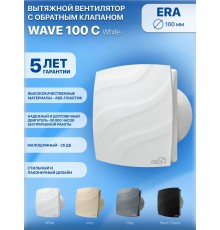 Вентилятор накладной WAVE 100C