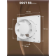 Вентилятор накладной  D125 сетка ERA REST 5S
