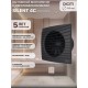 Вентилятор вытяжной SILENT 4C Matt black,с обратным клапаном D 100