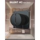 Вентилятор вытяжной SILENT 4C Matt black,с обратным клапаном D 100