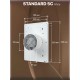 Вентилятор осевой вытяжной STANDARD 5C  с обратным клапаном D125, декоративный