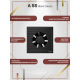 Вентилятор вытяжной A 5S Black classic с антимоскитной сеткой D 125