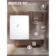 Вентилятор вытяжной BREEZE 5C Matt white с обратным клапаном