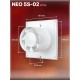 Вентилятор осевой вытяжной NEO 5-02 с тяговым выключателем D125