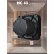 Вентилятор вытяжной RIO 4C Obsidian с обратным клапаном,металлический подшипник,D100