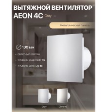 Вентилятор накладной AEON 4C PAM4/5 Gray D 100