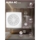 Вентилятор вытяжной AURA 5C,с обратным клапаном D 125