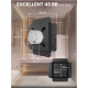 EXCELLENT 4C BB Matt black Вентилятор встраиваемый EXCELLENT D100 осевой обр.клапан шариковый подшип