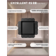 EXCELLENT 4C BB Matt black Вентилятор встраиваемый EXCELLENT D100 осевой обр.клапан шариковый подшип