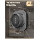 Вентилятор накладной AIR 4C Dark gray metal D100 обр.клапан Dark gray metal DICITI