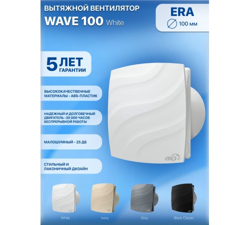 Вентилятор накладной WAVE 100