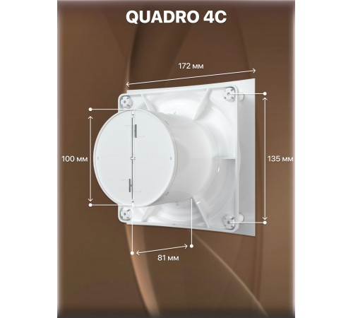 Вентилятор осевой вытяжной QUADRO 4C