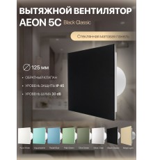Вентилятор накладной AEON 5C PAGM4/5 Black Classic D 125