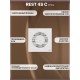 Вентилятор накладной  D100 сетка ERA REST 4S C