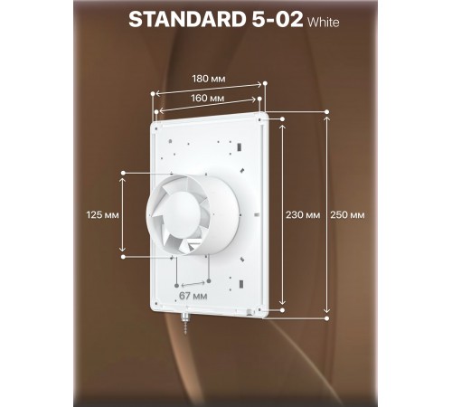 Вентилятор осевой вытяжной STANDARD 5-02