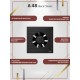 Вентилятор вытяжной A 4S Black classic c антимоскитной сеткой D 100