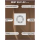 Вентилятор накладной  D100 сетка ERA REST 4S C-02